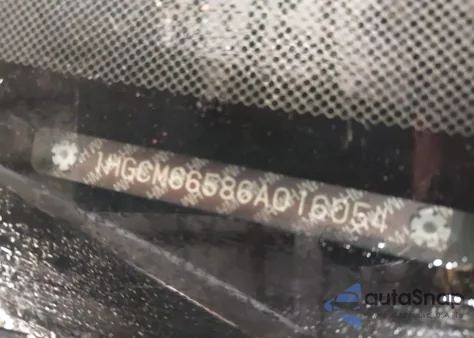 2006 Honda Accord 3.0 Ex z USA, uszkodzony, nr VIN 1HGCM66586A016054